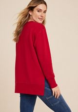 Willowsoft Very Merry  Sweatshirt, C4744, small