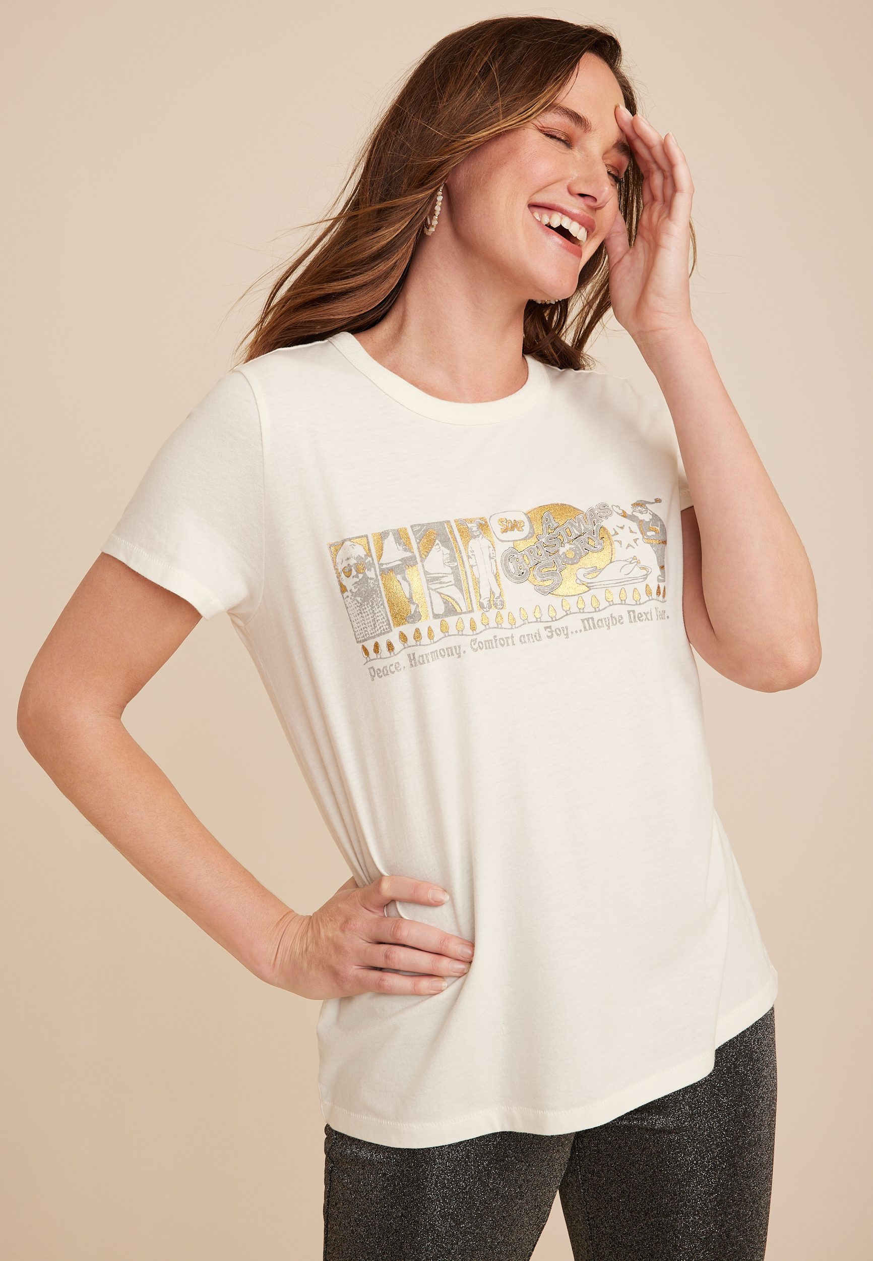 A Christmas Story Graphic Tee, C5131, large