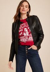Elf Graphic Tee, REBEL RED, small