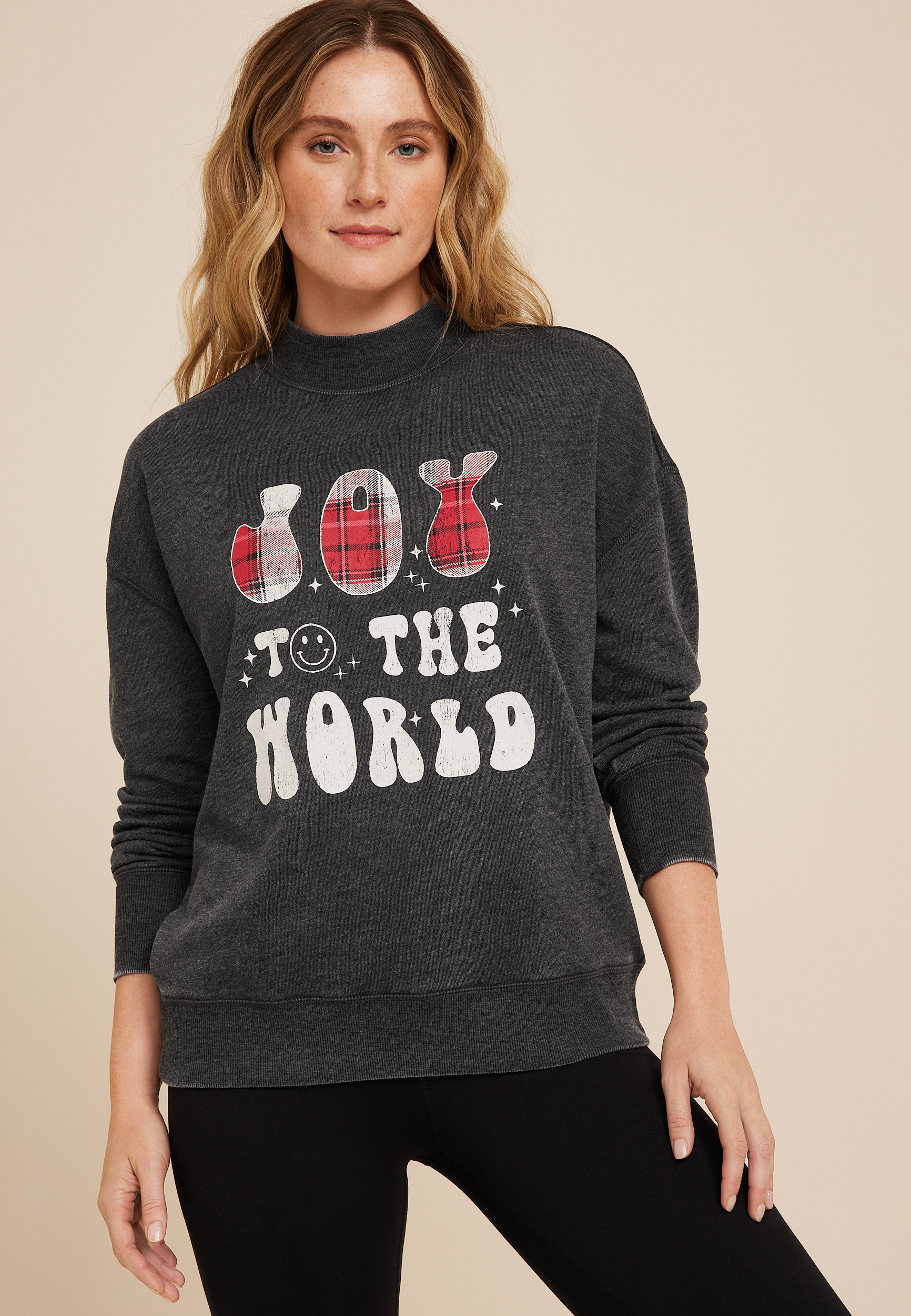 Joy To The World Sweatshirt, C106, large