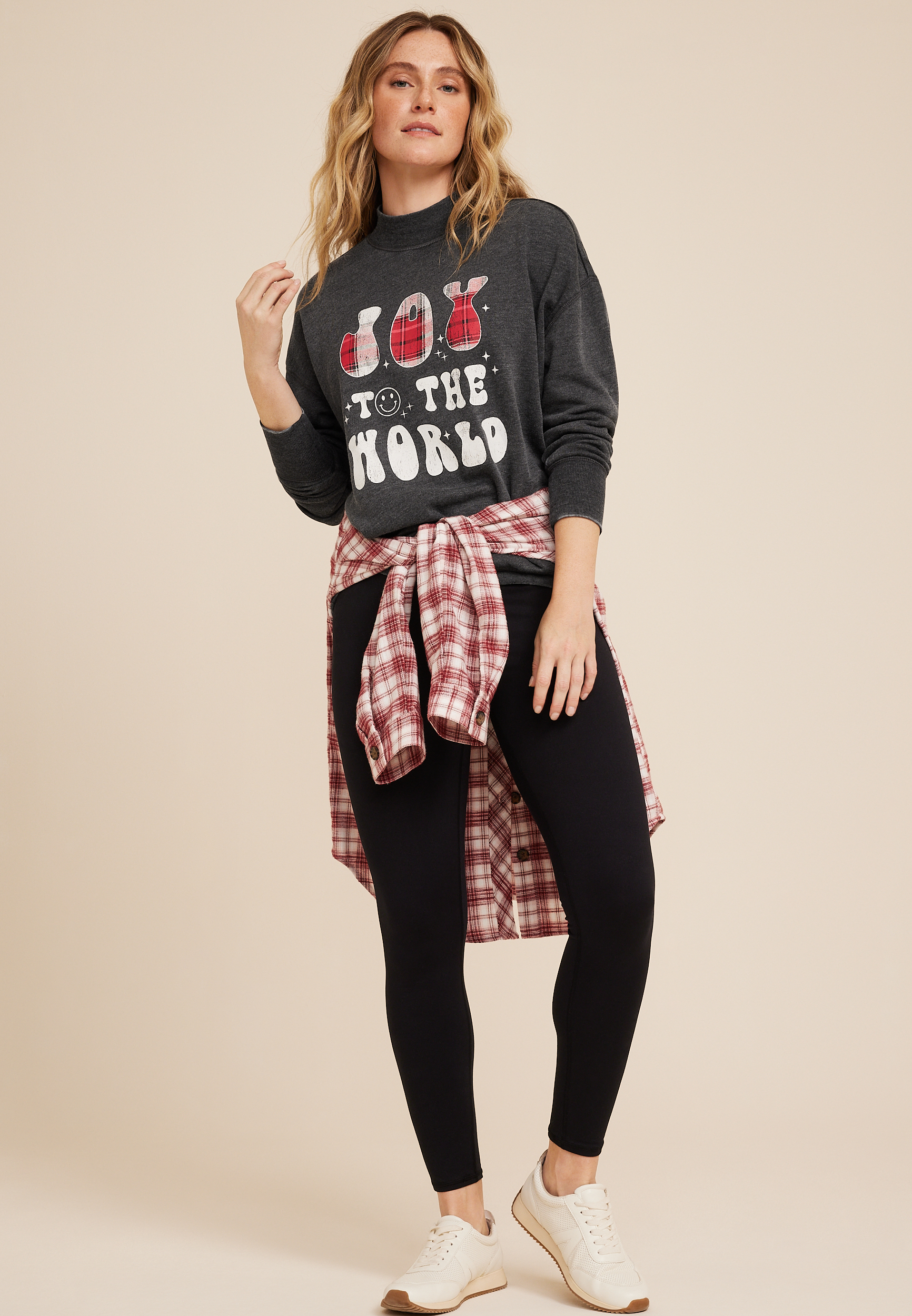 Joy To The World Sweatshirt, C106, large