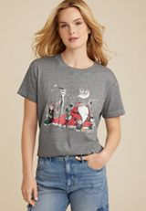 Nightmare Before Christmas Graphic Tee, BLACK, small