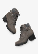 MIA&trade; Lychie Knit Collar Hiker Boot, C125, small