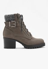 MIA&trade; Lychie Knit Collar Hiker Boot, C125, small