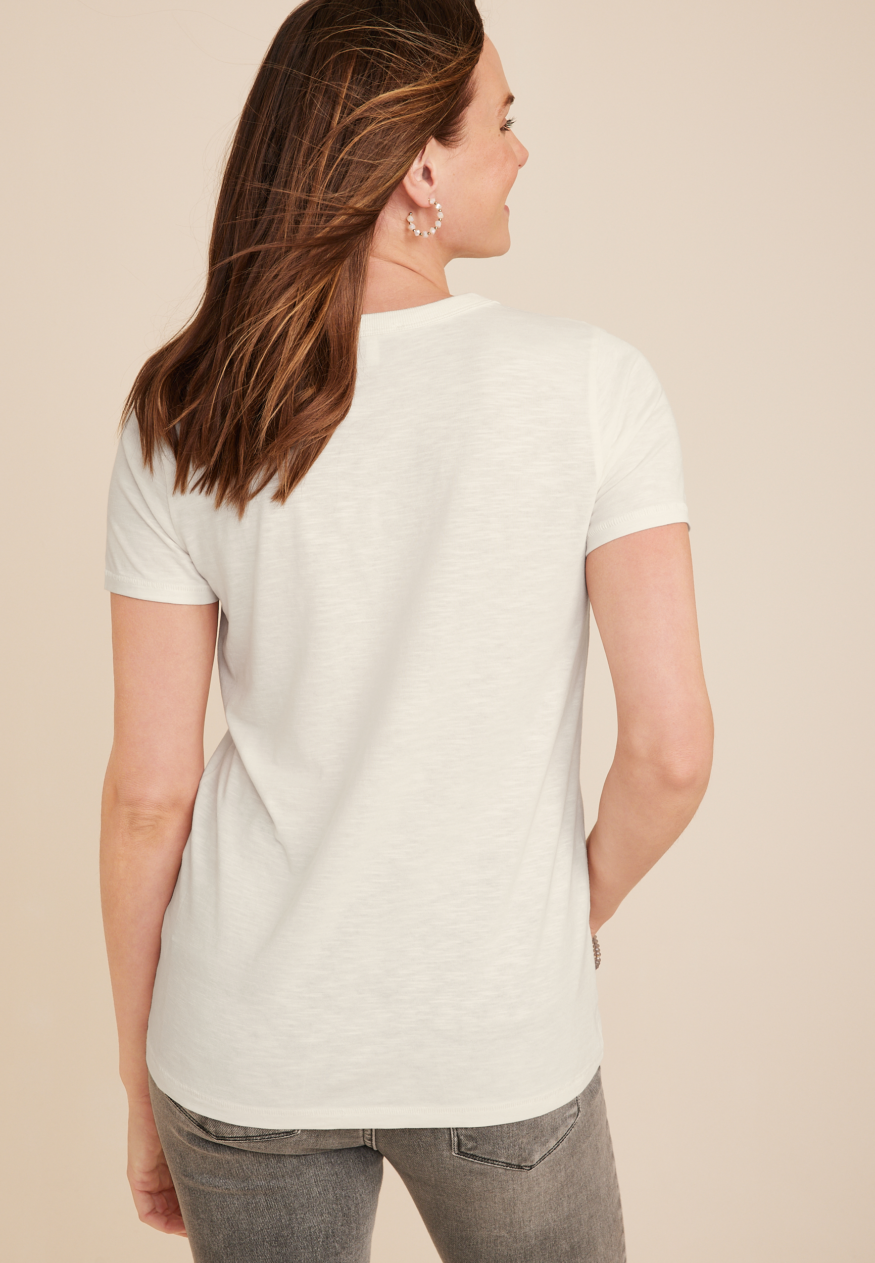 Holly Jolly Mama Graphic Tee, SOFT WHITE, large