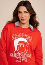 Christmas Crew Sweatshirt, C9392, small