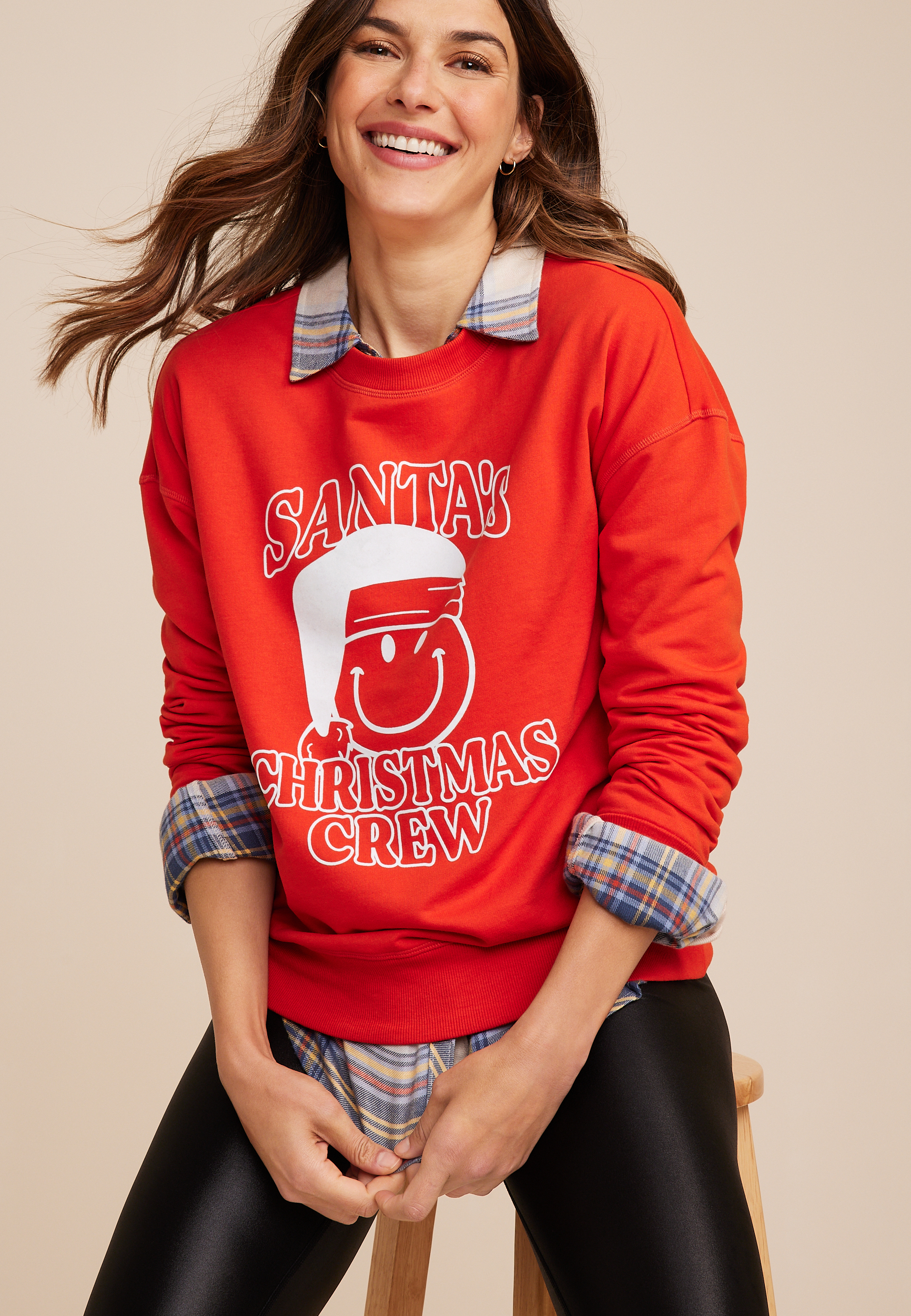 Christmas Crew Sweatshirt, C9392, large
