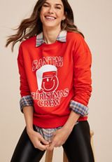 Christmas Crew Sweatshirt, C9392, small