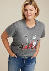 Plus Size Nightmare Before Christmas Graphic Tee, C106, small