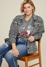 Plus Size Nightmare Before Christmas Graphic Tee, C106, small