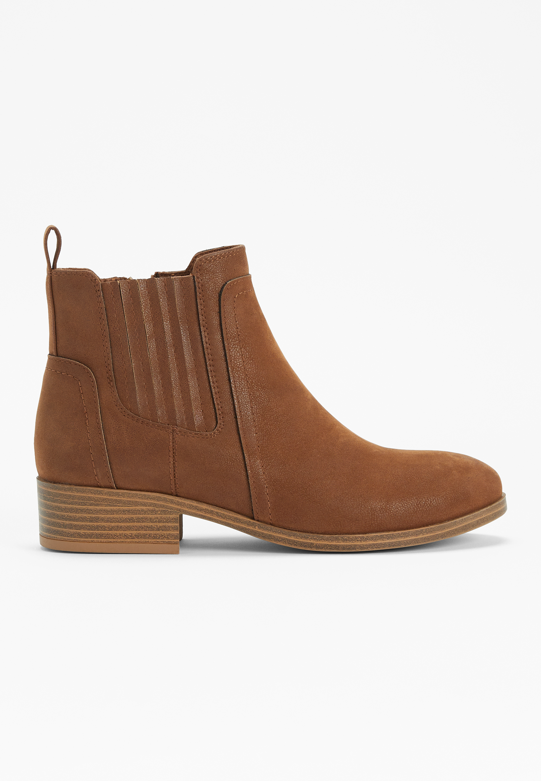 MIA&trade; Semmie Finger Gore Ankle Boot, COGNAC, large