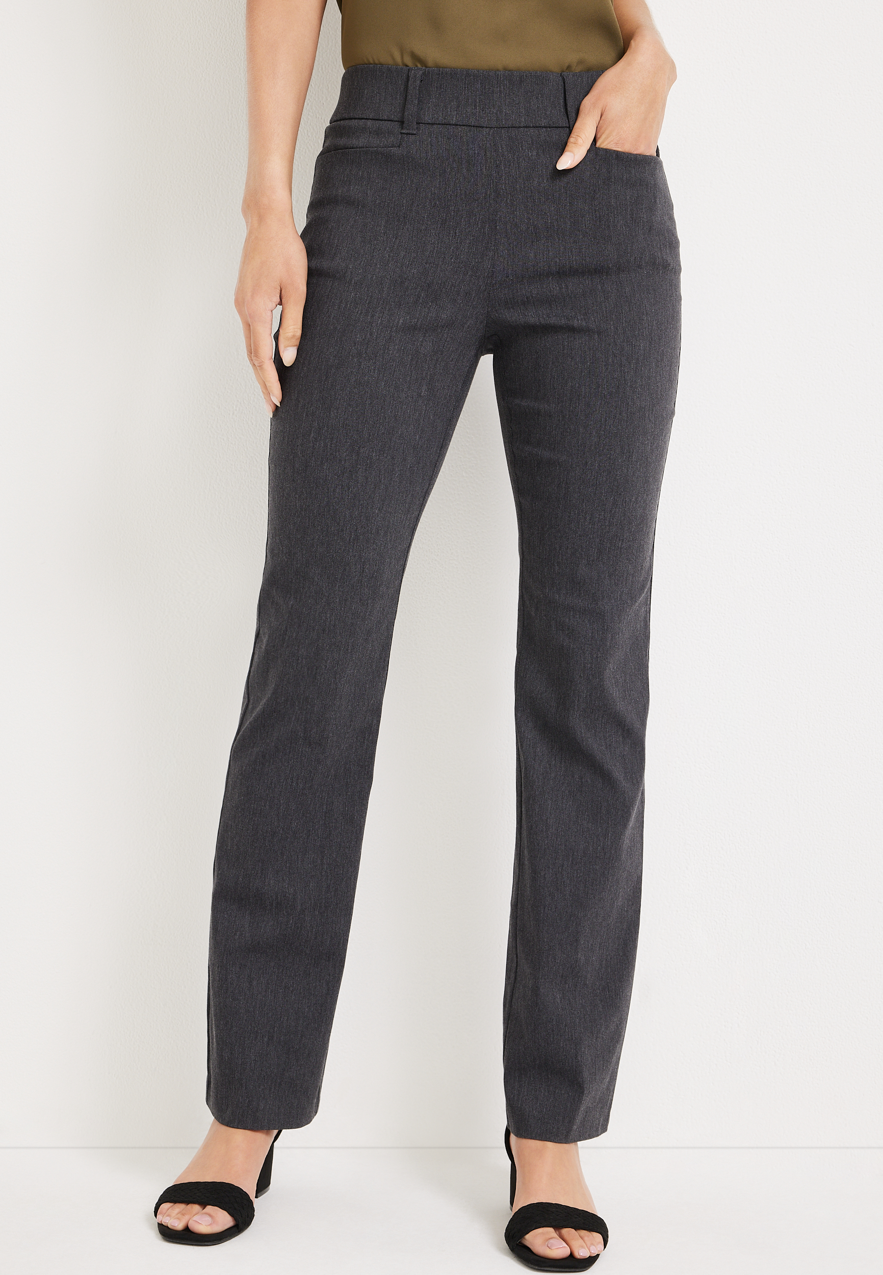 Maurices Mid Rise Boot Cut Pants Size 14