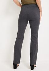 Bengaline Mid Rise Bootcut Pant, Charcoal Heather, small
