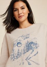 Apres Ski Sweatshirt, LIGHT OATMEAL HEATHER, small