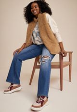 Plus Size Apres Ski Sweatshirt, C2445, small