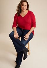 Plus Size 24/7 Victoria Long Sleeve Tee, C9392, small
