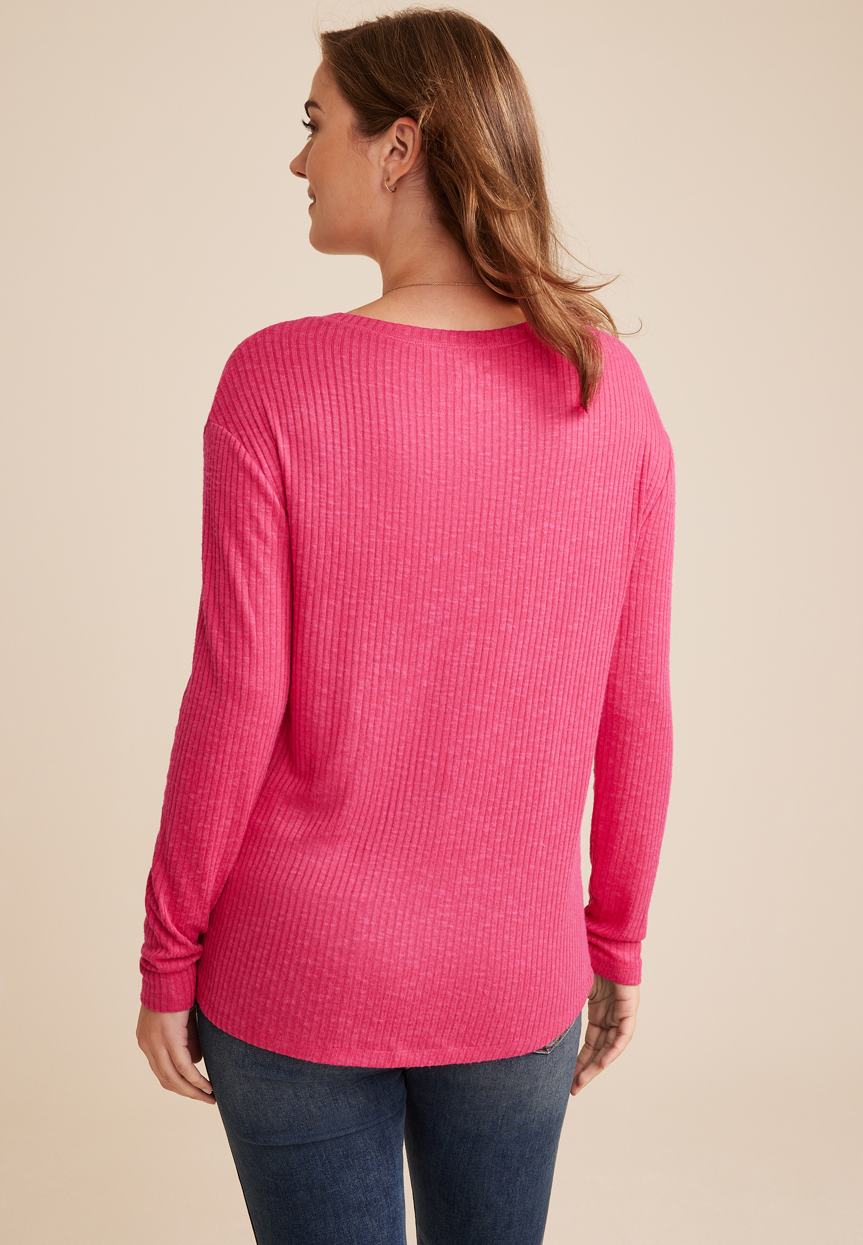 24/7 Victoria Long Sleeve Tee, C4657, large