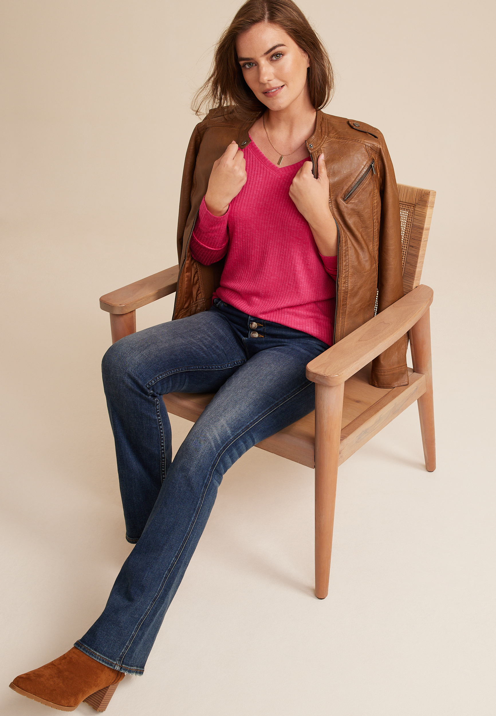 24/7 Victoria Long Sleeve Tee, C4657, large