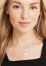 October Birthstone Necklace, , small