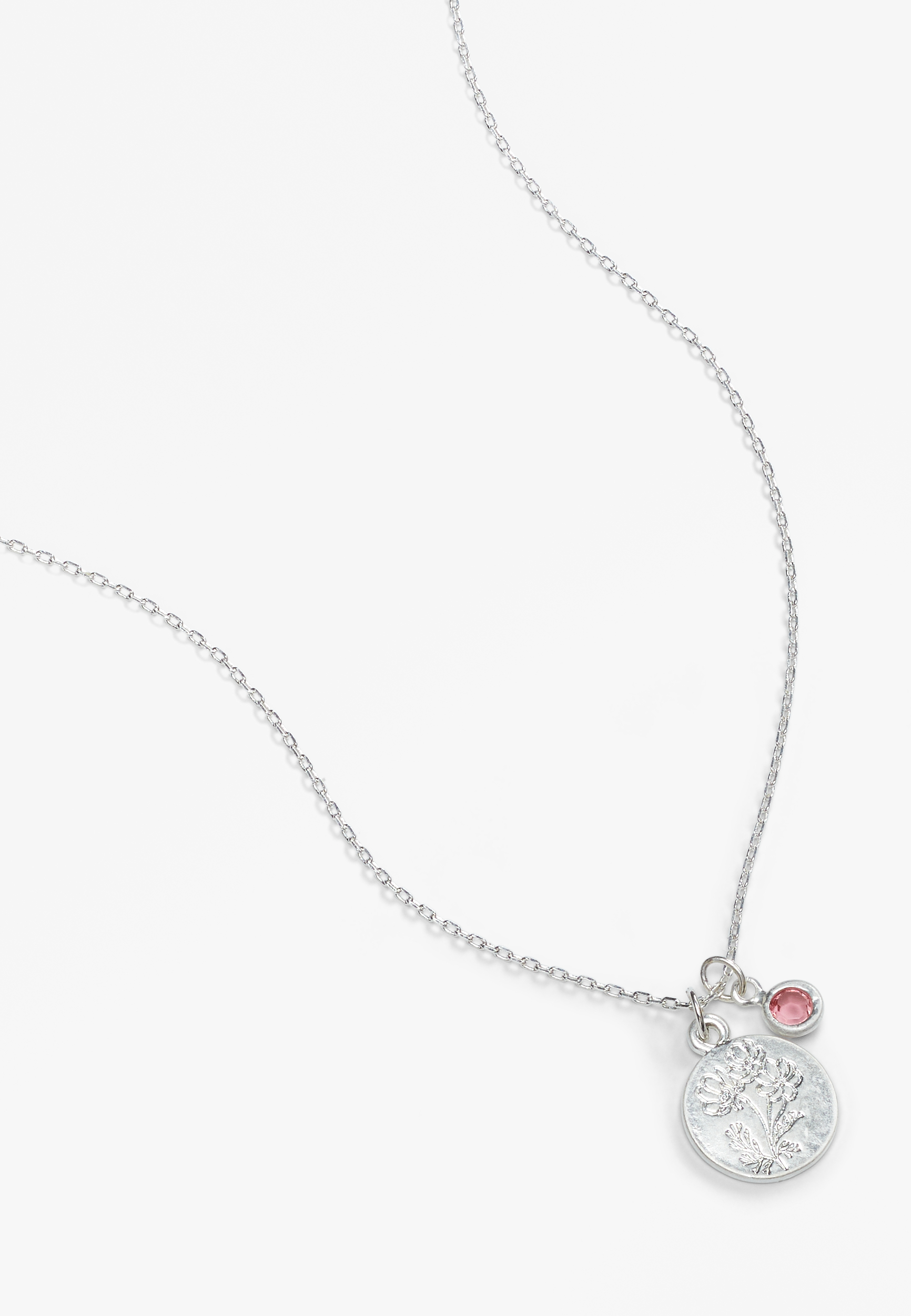 October Birthstone Necklace, , large