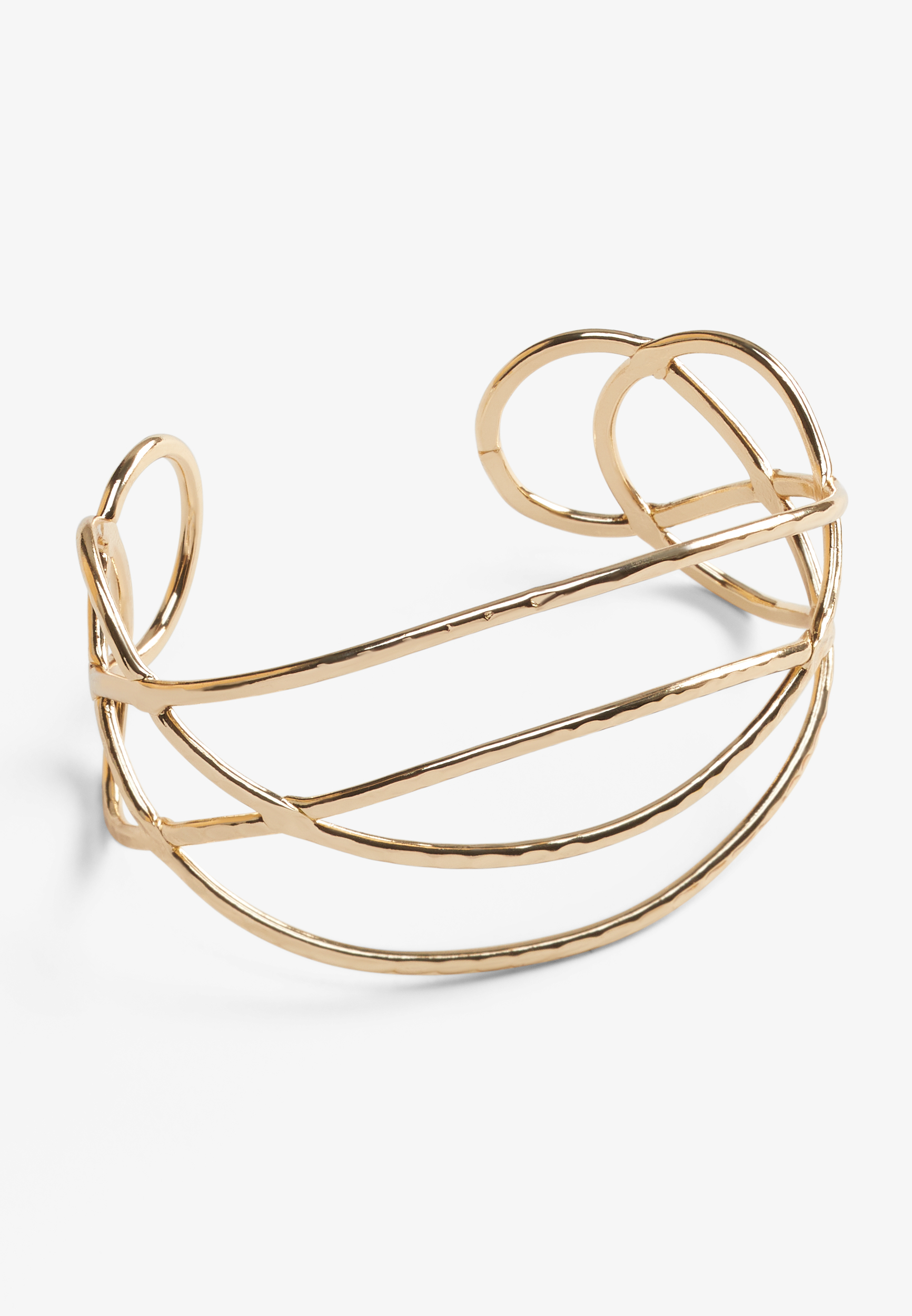 Gold Chunky Multi Strand Cuff Bracelet maurices