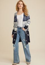 Snowflake Cardigan, C9254, small