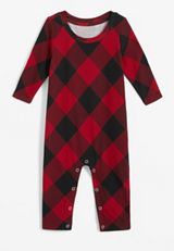 Infant Holiday Trees Family Pajama Onesie, C2105, small