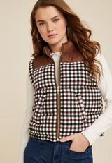 Plaid Mixer Vest, C3681, small