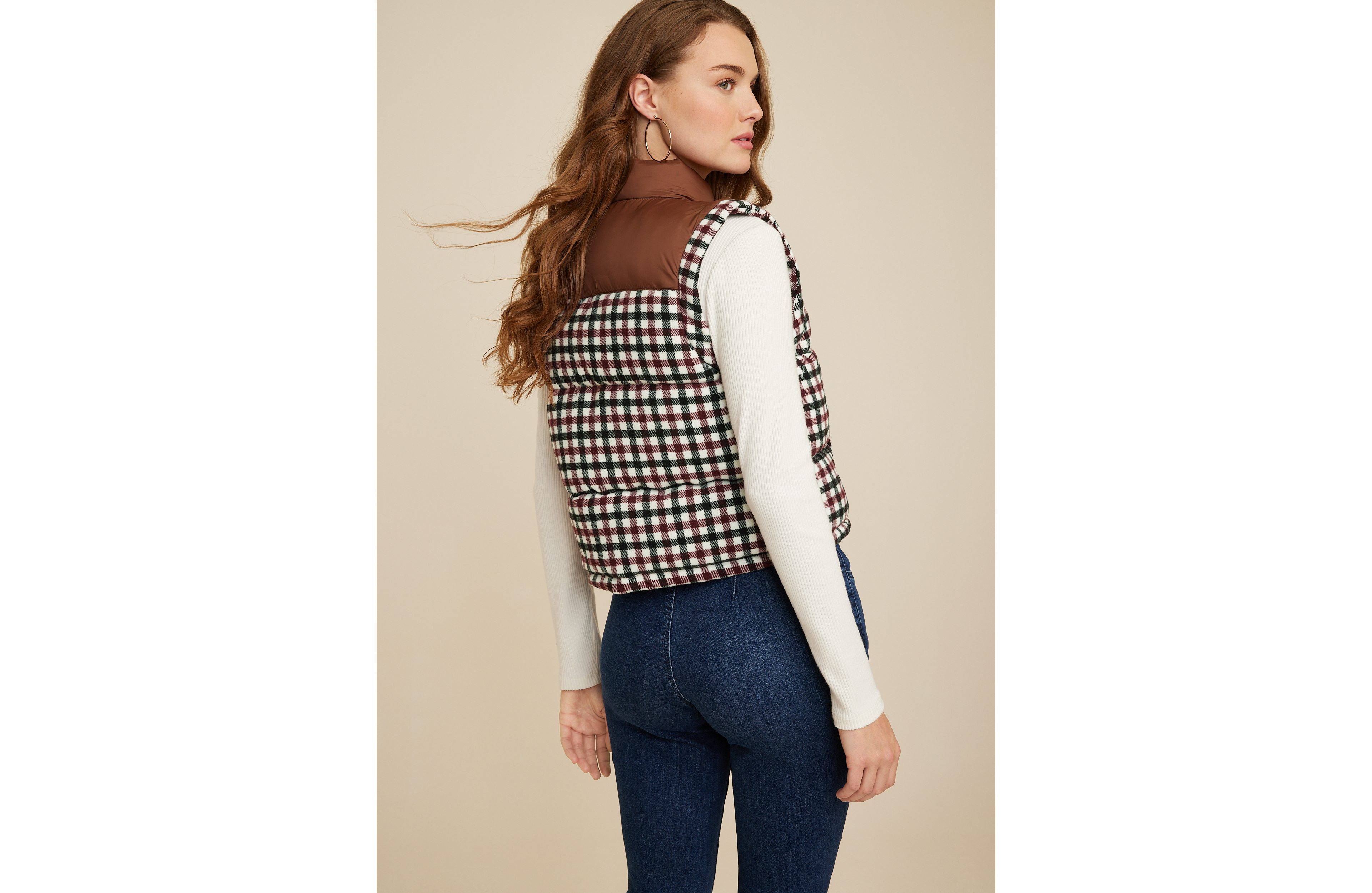 Plaid Mixer Vest