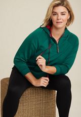 Plus Size Homeward Fleece Hoodie, C3895, small