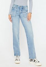 KanCan&trade; High Rise Porkchop Pocket Straight Jean, C2806, small