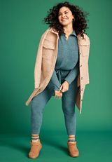 Sherpa Longline Shacket, C4750, small
