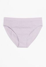 True Stretch Seamless Cable Knit Bikini Panty, C9381, small
