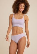 True Stretch Seamless Cable Knit Bikini Panty, C9381, small