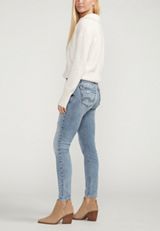 Silver Jeans Co.&reg; Elyse Curvy Mid Rise Skinny  Jean, C2806, small