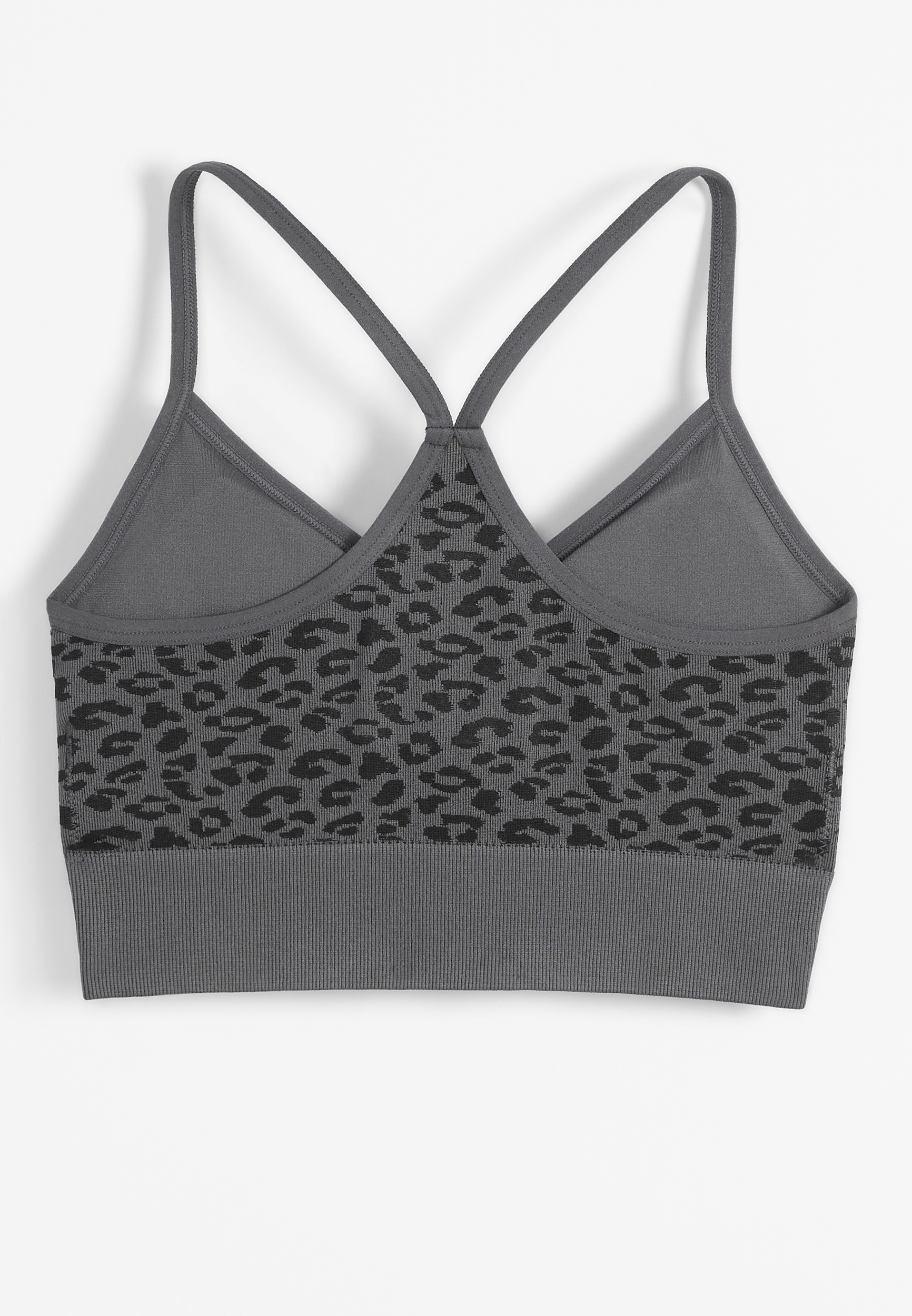 True Stretch Seamless Jacquard Animal Bralette, C1755, large