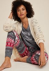 Hibernating Fair Isle Family Pajamas, C3407, small