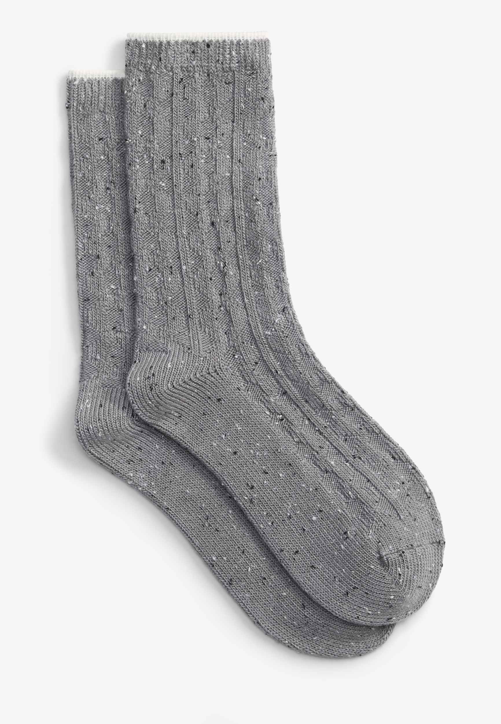 Cable Knit Confetti Crew Socks | maurices