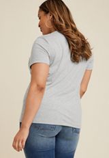 Plus Size National Lampoon Graphic Tee, LIGHT HEATHER GRAY, small