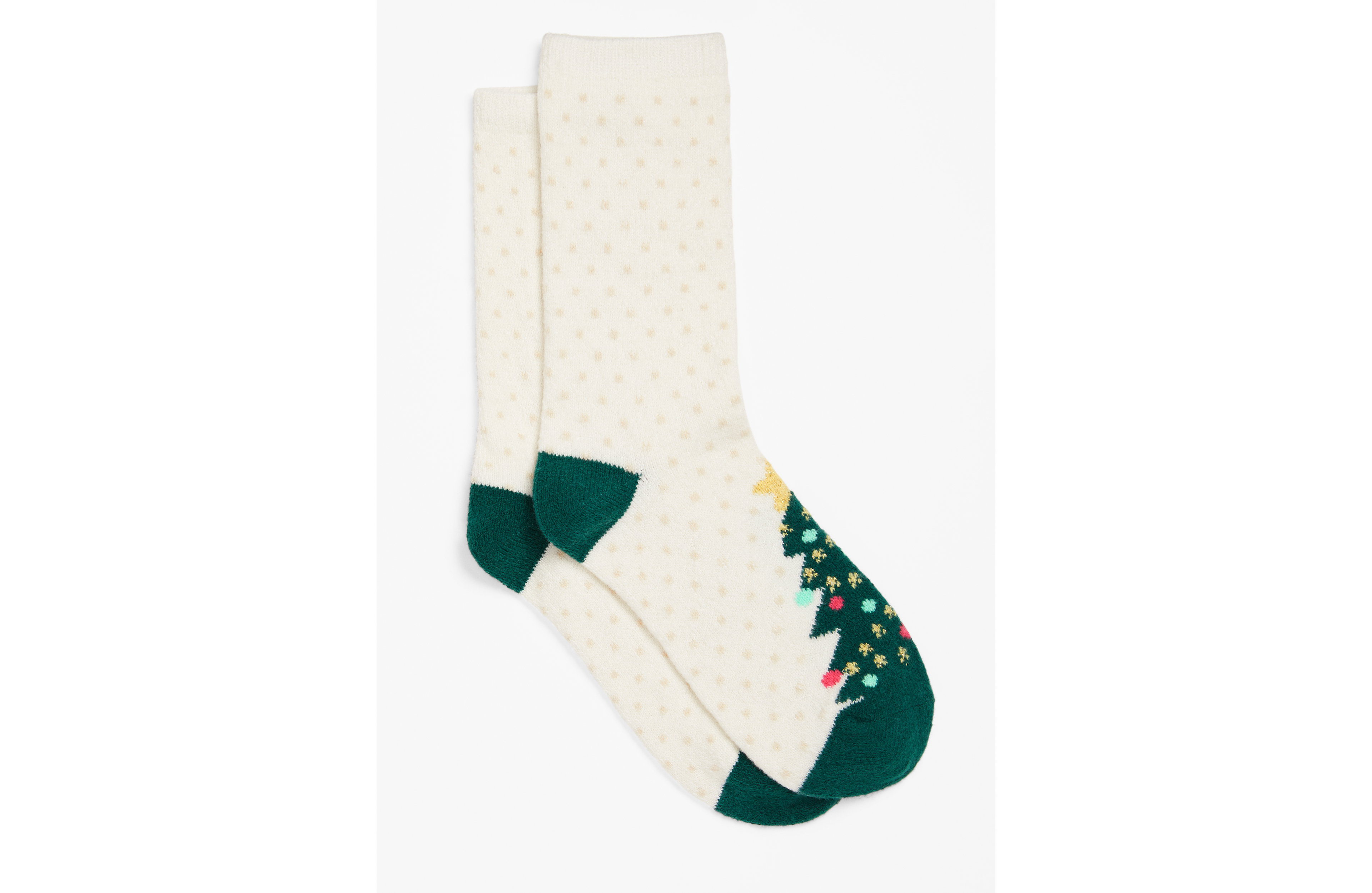 Holiday Tree Crew Socks