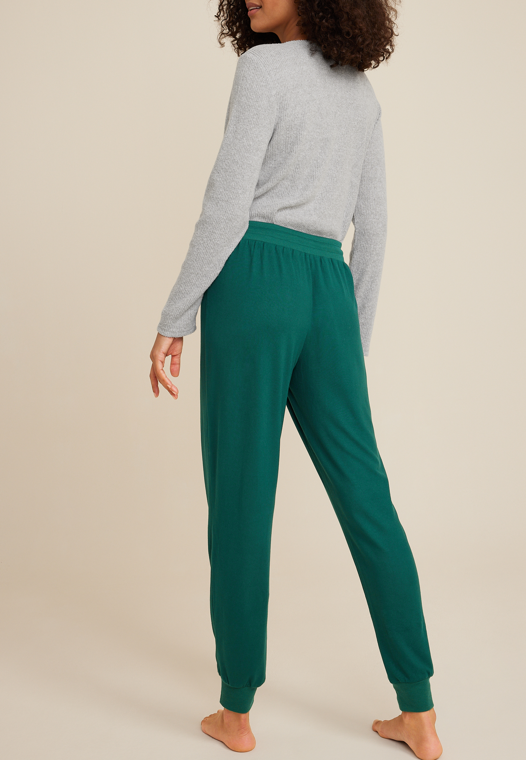 Hacci Pajama Jogger, C3895, large