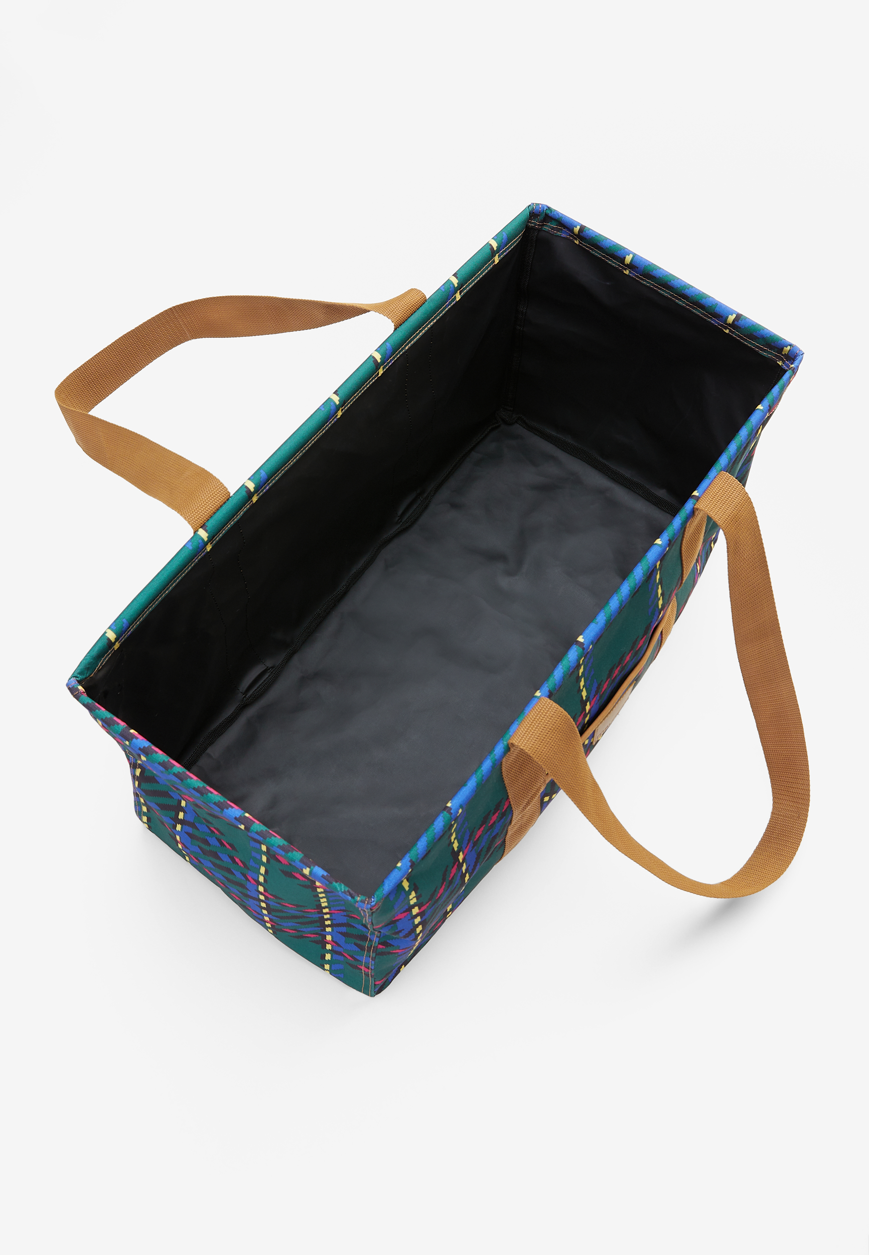 Plaid Utility Tote, C7346, large