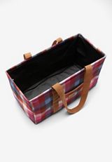 Bright Plaid Utility Tote, C6415, small