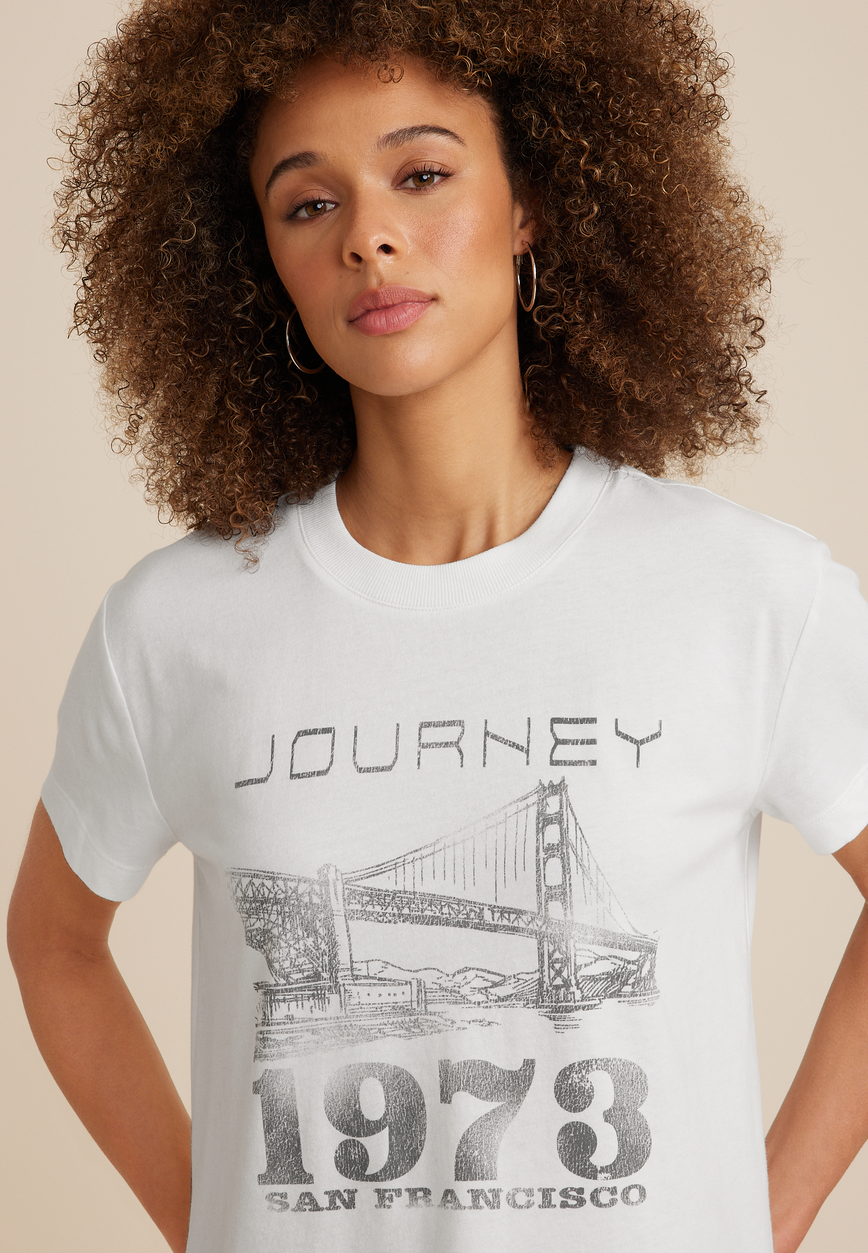 Journey Vintage Graphic Tee, C4673, large