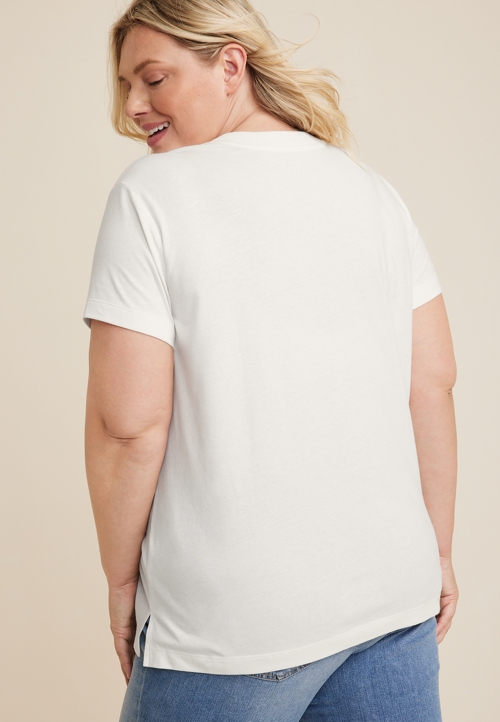 Plus Size Journey Vintage Graphic Tee, C4673, large