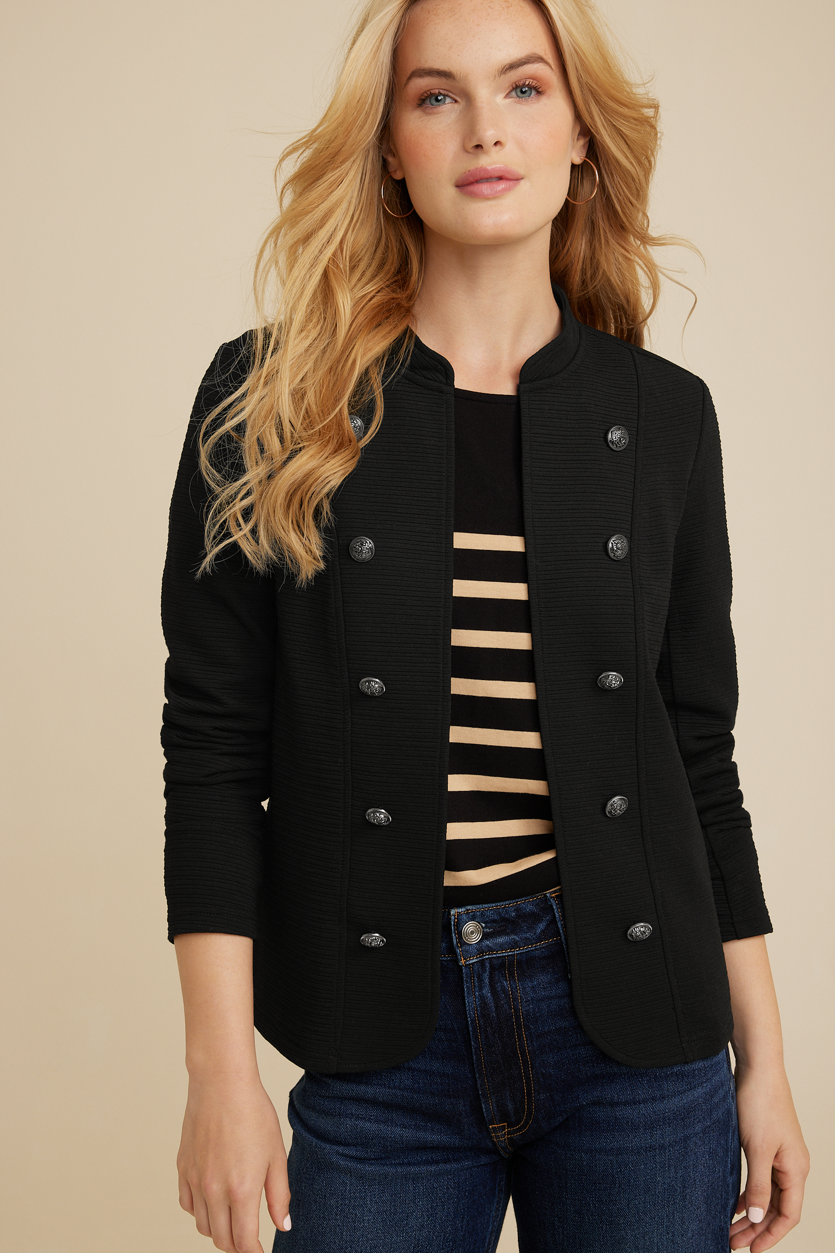 HFS Military Cardigan | maurices