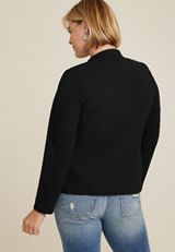 Plus Size Military Cardigan, C106, small