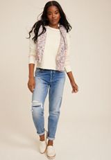 Crew Neck Sweatshirt, ECRU, small