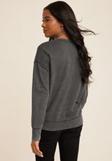 Rock And Roll Sweatshirt, BLACK, small