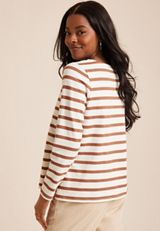 Marina Striped Mixer Tee, C2561, small
